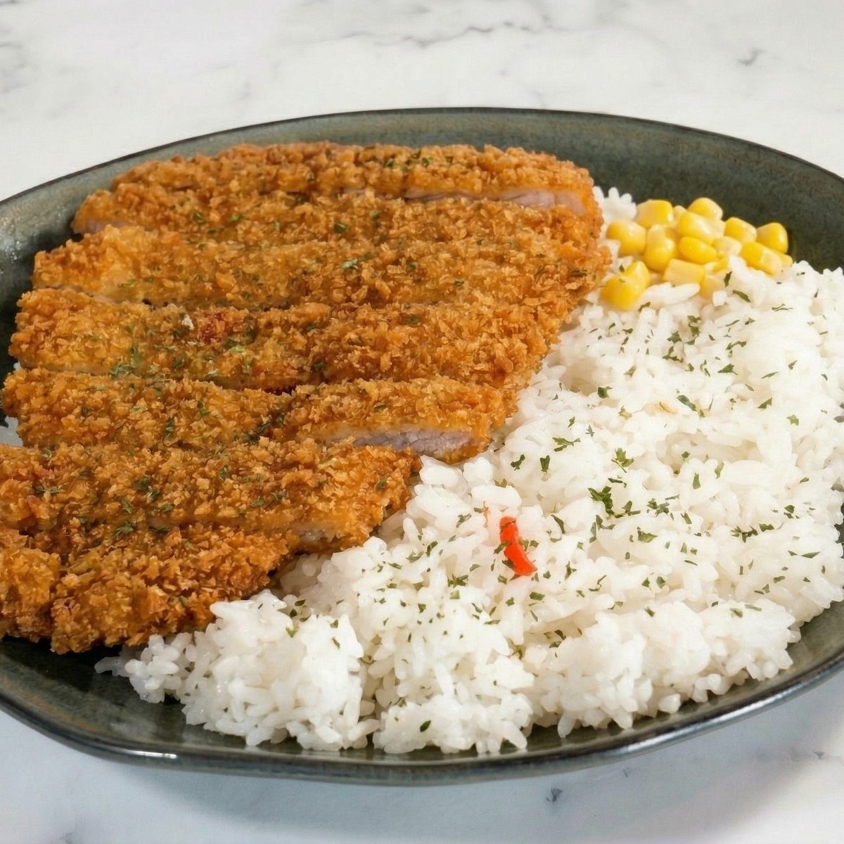 Tonkatsu with Rice